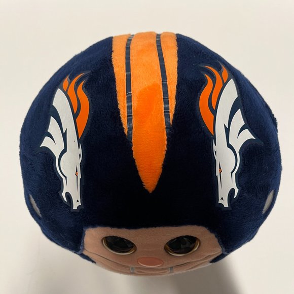 TY BEANIE BALLZ Denver Broncos Stuffed Plush Ball - 8 inch - Picture 2 of 4